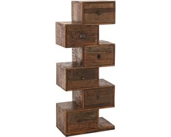J-Line ladekast Toro - gerecycleerd hout - naturel
