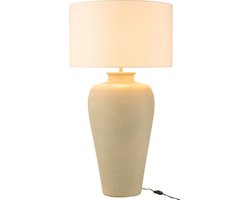 J-Line lamp Cilinder - aluminium - ecru