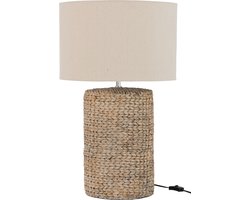 J-Line lamp Dik Vlecht - beton/katoen - naturel - large