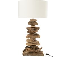 J-Line lamp - hout - naturel/beige - small