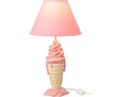 J-Line lamp Ijsje - polyresin - roze/beige