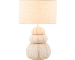 J-line - Lamp Zee-egel Poly Beige - 30.5x30.5x47cm