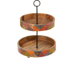 J-Line plateau 2 Niveaus Delhi - hout - mix