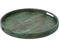 J-Line plateau - hout - donkergroen