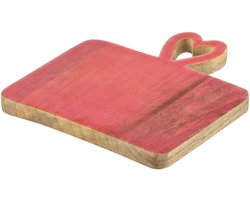 J-Line plateau - hout - roze