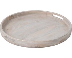 J-Line plateau - hout - wit