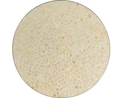 J-Line plateau Nuye Rond plateau - dienblad - karton - creme