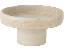 J-Line plateau Olina - cement - creme - small