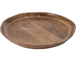 J-Line plateau Oneven - hout - naturel