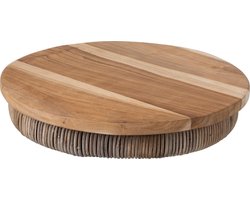 J-Line Plateau Rond Rotan