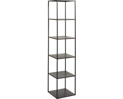 J-Line rek 6 Niveaus - metaal - zwart