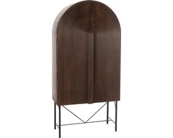 J-Line rek Aura Mango - hout/metaal - bruin