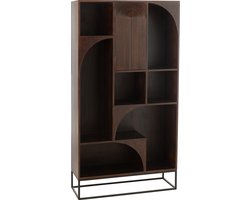 J-Line rek Mode - mango hout/mdf - bruin