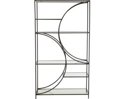 J-Line rek Nyr - ijzer - zwart