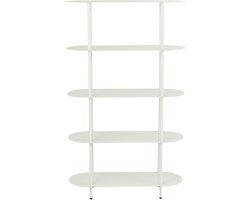 J-Line rek Ovaal - ijzer - wit