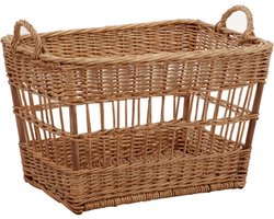 J-line Rieten Mand 60x60 cm