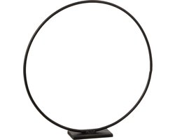 J-Line ring Op Voet decoratie - metaal - zwart - small - tuinaccessoires