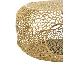 J-Line salontafel - aluminum - goud - small