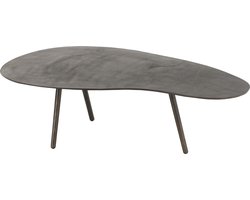 J-Line salontafel Druppel - aluminium/ijzer - zwart - large