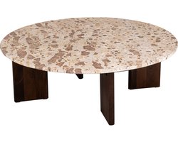 J-Line salontafel Mathilde Marmer - steen - naturel/beige