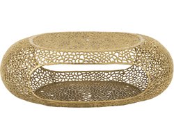 J-Line salontafel Ovaal - aluminum - goud - large
