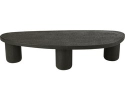 J-Line salontafel Ovaal - hout - zwart