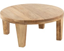 J-Line salontafel Rond - hout - naturel