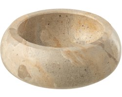 J-Line schaal Marmer - steen - beige