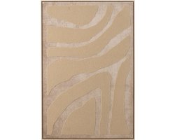 J-Line Schilderij Wool - polystyreen - beige