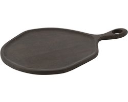 J-Line snijplank Goa - mangohout - zwart - medium