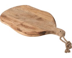 J-Line snijplank Organic Ovaal - hout - naturel - small