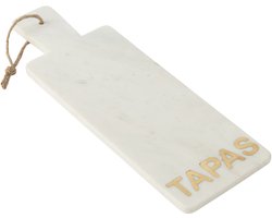 J-Line snijplank Rechthoekig Tapas Marmer - steen - wit
