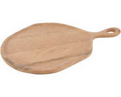 J-Line snijplank Rond - hout - naturel - medium