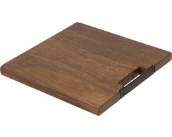 J-Line snijplank Vierkant Mango - hout - bruin - large