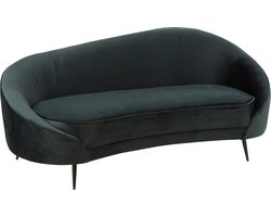 J-Line sofa Elisabeth - textiel/metaal - groen