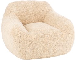 J-Line sofa Shearl - polyester creme small