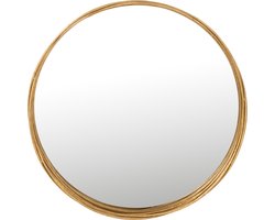 J-Line spiegel Aurora Rond - ijzer/gas - goud - small - Ø 61 cm