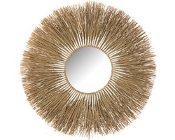J-Line spiegel Melissa Paille - naturel/wit - large - Ø 101 cm