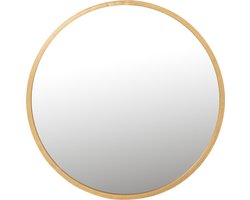 J-Line spiegel Mona Rond - ijzer/glas - goud - large - Ø 80 cm