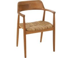 J-Line stoel Hiro - teak hout - naturel