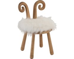 J-Line stoel Oor Schaap - hout - naturel