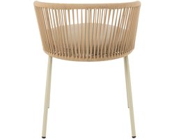 J-Line stoel Toa - metaal/koord - beige