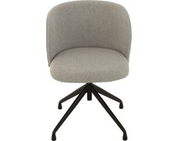 J-Line stoel Turn/Up/Down - linnen - grijs