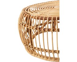 J-Line tafel Ana Rond - rotan - naturel
