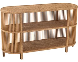 J-line - Tafel Exo Bamboe/rotan Naturel - 121x41x72cm