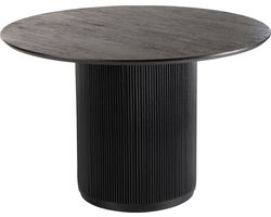 J-Line tafel Vincent - hout - zwart - large