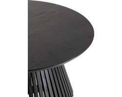 J-Line tafel Vincent - hout - zwart - medium
