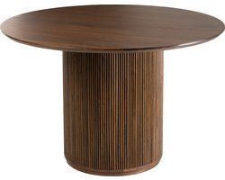 J-line - Tafel Vincent Mangohout Bruin Large - 120x120x76cm