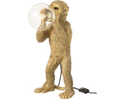 J-Line Tafellamp Aap Polyresin Goud