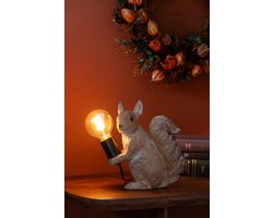 J-Line tafellamp Eekhoorn - polyresin - caramel